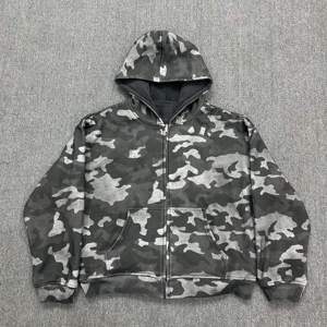 High-Quality Heavyweight 100% Cotton Men’s Custom Logo Distressed Hoodie with DTG Print, Double-Layer Hood and Boxy Fit Design - Product Image 6