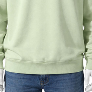 เสื้อสเวตเชิ้ตผ้าฝ้ายโอเวอร์ไซส์แบบยูนิเซ็กซ์สำหรับใส่ลำลอง เสื้อสเวตเชิ้ตผ้าฟลีซแบบสวมหัวสำหรับผู้ชาย ทรงหลวม คอกลม มีฮู้ด - Product Image 4
