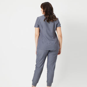 Uniformes Médicos para Hombre, Diseño OEM, Venta de Fábrica, Cintura Elástica, 72% Poliéster/21% Rayón/7% Spandex, para Hospital - Product Image 3