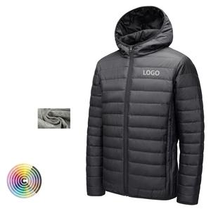 Blouson matelassé épais pour homme, manteau d'hiver chaud personnalisé, vêtement d'extérieur streetwear surdimensionné, fabricant OEM - Product Image 5