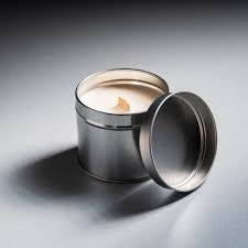 Bocaux à bougies ronds en métal argenté de luxe avec couvercle, vente en gros, pour bricolage, artisanat, cadeaux de fêtes, personnalisation du logo - Product Image 2