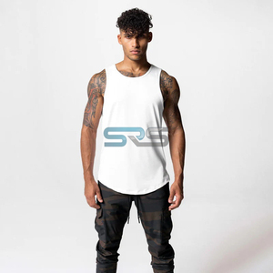 เสื้อกล้ามออกกำลังกายสไตล์วินเทจสำหรับผู้ชาย ผลิตตามสั่งพร้อมโลโก้ ระบายอากาศได้ดี แห้งเร็ว ผลิตจากโพลีเอสเตอร์/คอตตอน เหมาะสำหรับเล่นกีฬาและเพาะกาย ขายส่ง - Product Image 1