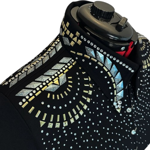 Luxury <b>Rhinestone</b> Western Rodeo Competition <b>Jacket</b> for Cowgirl Horse Show Riding and Performance Events - Product Image 3