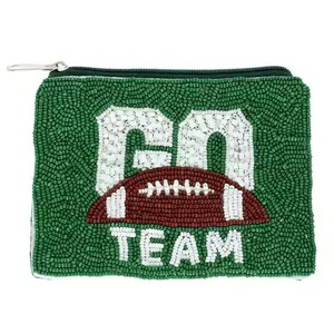 Modern Seed Beads Embroidered Coin Pouch For Everyday Use Artistic Handmade Coin <b>Purse</b> With Seed Beads Embroidery - Product Image 3