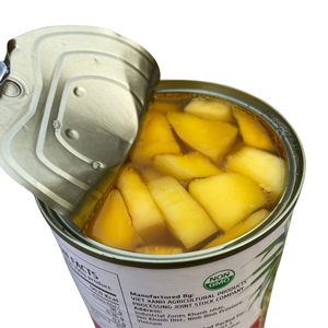 Cocktail en boîte de fruits tropicales 580ml, vente en gros au Vietnam, de haute qualité, pour ananas, Papaya, Dragon en sirop léger - Product Image 2