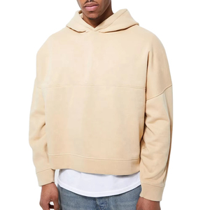 <b>Mens</b> Blank Fleece Tracksuit <b>Pullover</b> Hoodie And Cuffed Joggers Set Plain Classic Sweatsuit - Product Image 5