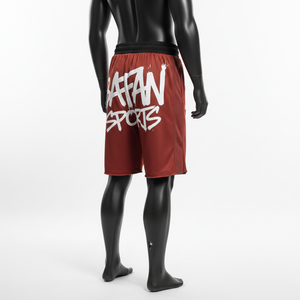 Men <b>Mesh</b> Shorts Premium Sportswear Polyester <b>Mesh</b> Fabric Deep Red Color Custom <b>Screen</b> Print Logo Workout <b>Mesh</b> men's shorts - Product Image 5