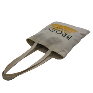 Bolsa de Tela de Algodón Delgada para Uso Diario, con Logotipo Personalizado, Impresa, Ecológica, Reutilizable, Orgánica, de Calicó, para Compras - Product Image 4