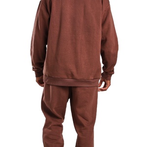 Sudadera con Capucha Extra Grande de Alta Calidad para Hombre, Conjuntos Deportivos Casuales de Felpa Técnica 100% Algodón para Invierno - Product Image 3