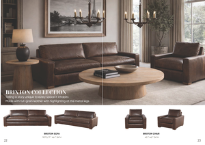 Premium Midcentury Modern Leather <b>Sofa</b> <b>Bed</b> Two Seat Solid Wood Legs Back Boxy Arm Living Room Hotel Lounge Villa - Product Image 2
