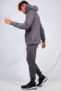 Wholesale Mens Polyester Half <b>Zip</b> <b>Hooded</b> Tracksuit Set Custom Team School Gaming Esports Training Jogger Sportswear Set - Product Image 4