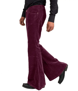 Pantalon de jogging épais en molleton de coton 450 GSM pour homme, coupe droite et ample, avec logo personnalisé, rayures incurvées, idéal pour l'extérieur et les loisirs - Product Image 1