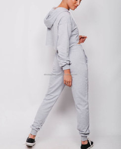 ชุดวอร์มสำหรับผู้หญิงชุดวิ่งผ้าฟลีซสำหรับผู้หญิงชุดวอร์มผ้าฝ้ายออกแบบได้ตามใจชอบน้ำหนักมาก - Product Image 5