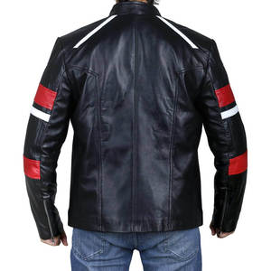 Nouvelle arrivée : veste en cuir respirante, disponible en différentes tailles et couleurs, vente directe d'usine, vestes en cuir haut de gamme, très demandées. - Product Image 2