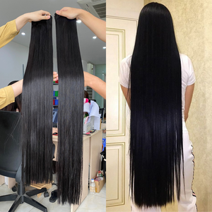 Peluca recta de hueso de encaje suizo de longitud larga Color personalizable Aspecto natural Cabello humano vietnamita de calidad superior para mujeres negras - Product Image 4
