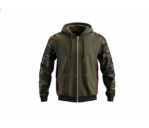 Ventes en gros de sweats à capuche entièrement zippés avec impression de logo personnalisé, vêtements de mode pour hommes, femmes et jeunes, veste à capuche pour l'entraînement, vêtements de sport - Product Image 4
