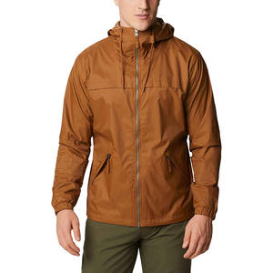 Chaqueta cortavientos impermeable con cremallera, diseño moderno, venta al por mayor, logotipo personalizado, chaqueta cortavientos para hombre. - Product Image 1