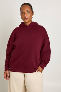 Sudadera con Capucha Extra Grande para Mujer, Estilo Urbano, Logotipo Personalizado en la Parte Delantera, Felpa de Algodón Gruesa, Transpirable para Invierno - Product Image 4