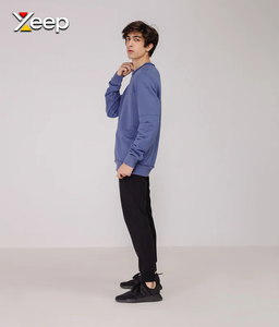 XEEP Jersey Personalizado de Manga Larga para Hombre, de Poliéster/Algodón, con Cierre Frontal y Logotipo Bordado, Tejido de Punto, 180 Gramos - Product Image 2