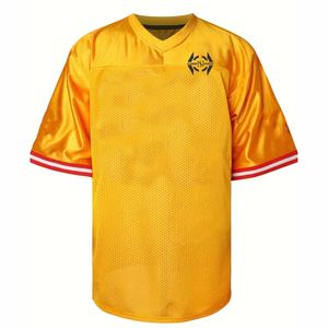 Camiseta de Rugby de Malla Personalizable al por Mayor, Uniforme de Fútbol Americano de Manga Corta, Transpirable y de Alta Calidad - Product Image 2