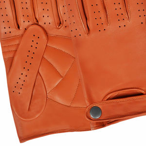 Gants de travail en cuir imperméables avec fermeture au poignet, gants de conduite personnalisés unisexes toutes saisons - Product Image 6