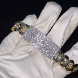 Cadenas Cubanas Clásicas Miami de 10 mm en Oro Sólido de 9K con Diamantes Naturales de Corte Brillante de 5.00 Quilates Certificados por IGI, Collar de Lujo Unisex - Product Image 1