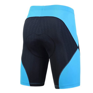 Pantalones Cortos de Ciclismo para Hombre, Negros con Ribete Azul, Acolchados, Transpirables, de Secado Rápido, Ropa Deportiva para Exteriores - Product Image 6