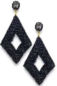 Pendientes Colgantes Patrióticos con Cuentas de Hielo en Forma de Estrella Roja, Blanca y Azul, Joyería Hecha a Mano para Mujer - Product Image 6