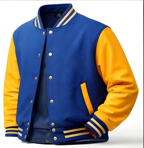 Oversized Cotton Fleece Varsity Jacket High GSM Letterman Jacket Custom Embroidery Streetwear College Style Winter Wear - Product Image 3