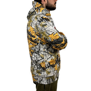 Sweat à capuche de chasse en molleton mélangé coton, séchage rapide, manches longues, coupe oversize, sportif, pour le camping, la forêt, l'aventure et la randonnée - Product Image 3