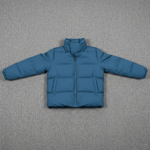 Veste matelassée en coton teint pour femme, coupe courte, manches longues, oversize, imperméable, style décontracté, collection hiver, vente chaude OEM - Product Image 3