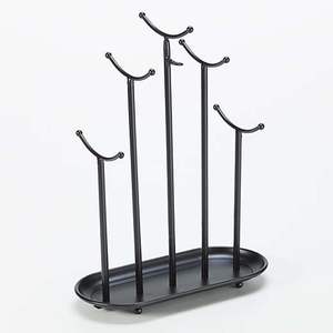 Portavasos de Hierro Hecho a Mano con Patrones Geométricos Únicos, Bordes Lisos, Decoración Moderna para la Encimera del Hogar - Product Image 1