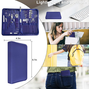 New <b>Manicure</b> Pedicure <b>Kit</b> OEM Factory Hot Sales Nail Cutter Cuticle Clippers Beauty Set Customized Salon Grooming <b>Kit</b> - Product Image 3