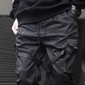 Pantalon cargo décontracté classique pour homme en toile, taille haute, coupe ample, coutures renforcées, design léger - Product Image 5