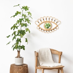 Hot Trend Rattan <b>Bath</b> <b>Mirrors</b> Wall Premium Glass Evil Eye <b>Mirror</b> Wall Mounted Home Decor OEM ODM Accepted - Product Image 6