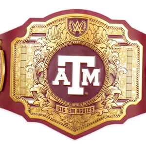 Cinturón de Campeonato Texas A&M Aggies, Cinturón de Lucha Libre Personalizable, Cinturón Deportivo Coleccionable de Alta Calidad para Fanáticos - Product Image 5