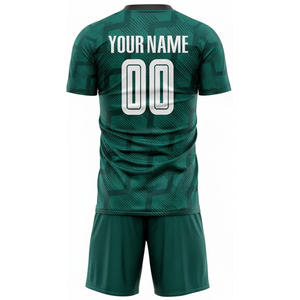 Uniforme de Fútbol Personalizado con Cuello Redondo, Sublimación por Tinte, Tela Interlock, Kit de Rendimiento Profesional para el Mercado Estadounidense - Product Image 3