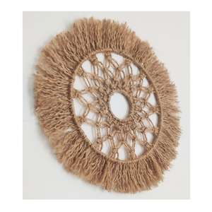 Estante de Pared de Yute Hecho a Mano al por Mayor, Estilo Art Deco, para Decoración de Bodas, Aniversarios, Hogar, Oficina y Hotel - Product Image 1