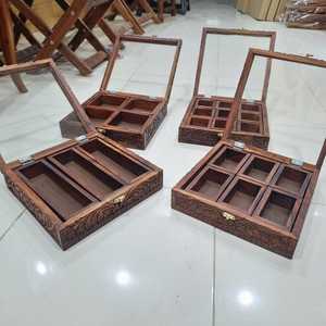 Wholesale <b>Wooden</b> Spice <b>Box</b> Masala Dabba Bulk Kitchen Storage Organizer - Product Image 2