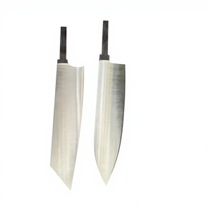 Jexa 2 pièces Lame de couteau de chef vierge en acier inoxydable de qualité industrielle, pour bricolage et OEM, traitée thermiquement, lame japonaise, pointe tombante, bord droit, 60-61 - Product Image 6