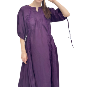 Nuevo Diseño, Vestidos Casuales Transpirables para Mujer, Cuello en V, Color Sólido, Tallas Grandes, Logotipo y Colores Personalizables - Product Image 1