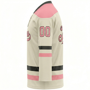 Custom Team Ice Hockey Jersey Embroidered Logo Personalized Sports Uniform Wholesale - Product Image 3