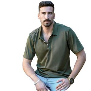 Verano cocodrilo nuevo polo de los hombres anti pilling Polo cuello manga corta casual negocios moda slim fit Polo de los hombres - Product Image 1