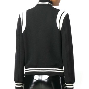 Blouson universitaire de baseball pour femme, style streetwear, avec logo frontal, hiver, universitaire, personnalisé, 100 % coton, écologique, coupe-vent - Product Image 3