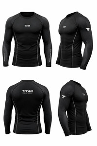 Camiseta Deportiva para Hombre, Protección UV, Spandex/Poliéster, Manga Corta, Secado Rápido, Ecológica, con Logotipo Frontal, para Deportes Acuáticos - Product Image 6
