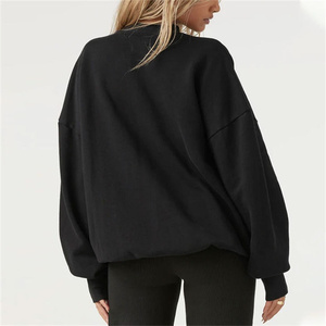 Sudadera Extra Grande de Forro Polar para Mujer, Cálida para Invierno, con Logotipo Frontal, Estilo Urbano Ecológico, Diseño Sencillo - Product Image 2