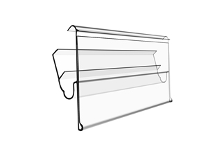 Negozio in plastica acrilica trasparente <span class=keywords><strong>cartellini</strong></span> dei <span class=keywords><strong>prezzi</strong></span> mensola etichetta Talker segnaletica del prezzo del supporto <span class=keywords><strong>per</strong></span> espositore - Product Image 2