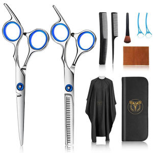 Juego de Tijeras para el Cabello de 10 Piezas, Juego de Tijeras de Peluquería Profesionales de 6.7 Pulgadas, Tijeras para Cortar el Cabello de Alta Calidad - Product Image 1