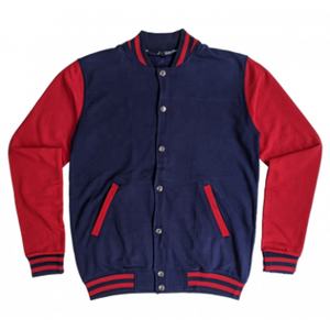 Chaqueta de béisbol deportiva para hombre, chaqueta masculina de manga de cuero, de alta calidad, venta al por mayor - Product Image 1