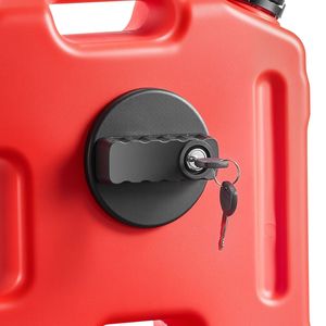 Contenitore Carburante Portatile da 2,6 Galloni per Moto, Sicuro e Antigoccia, con Flusso Massimo di 15 L/min, Beccuccio per Carburante e Supporto Bloccabile - Product Image 3